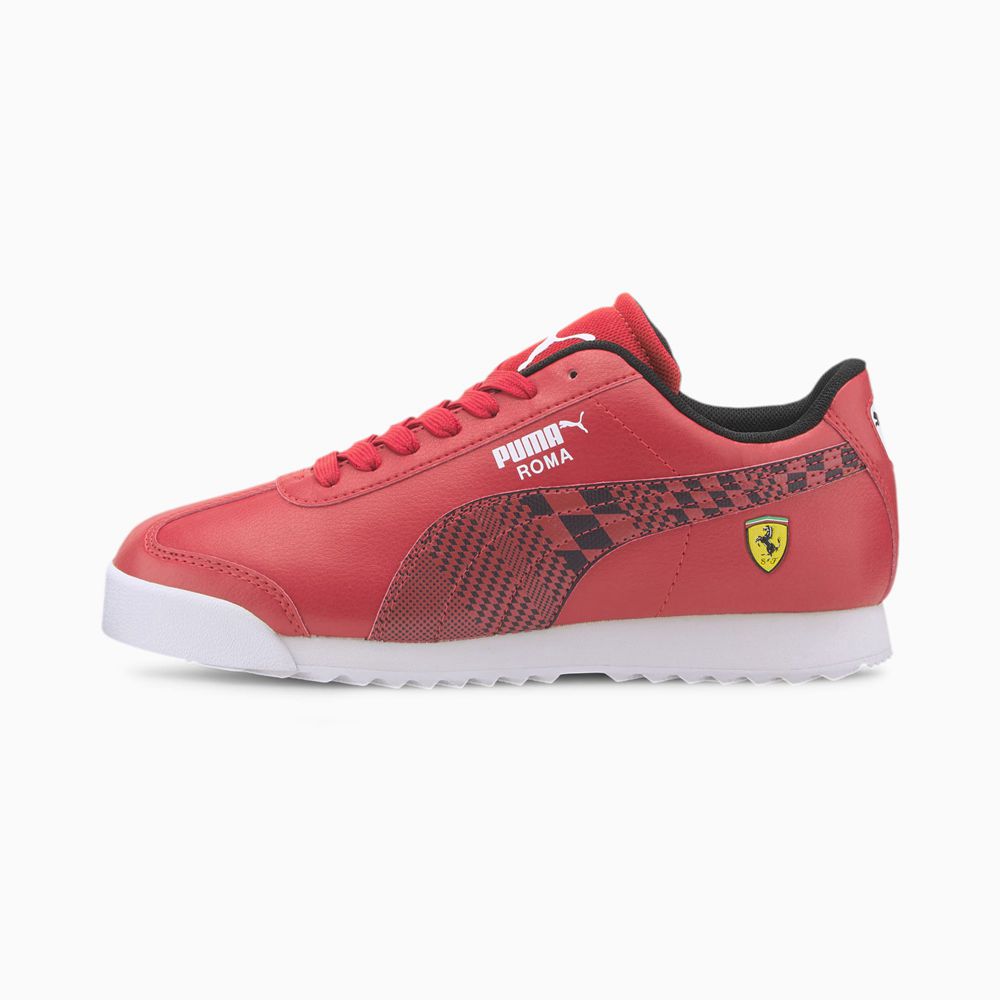 Puma Scuderia Ferrari Roma Lány Sportcipő - Fekete ( Hungary - ZXJIQ5897 )